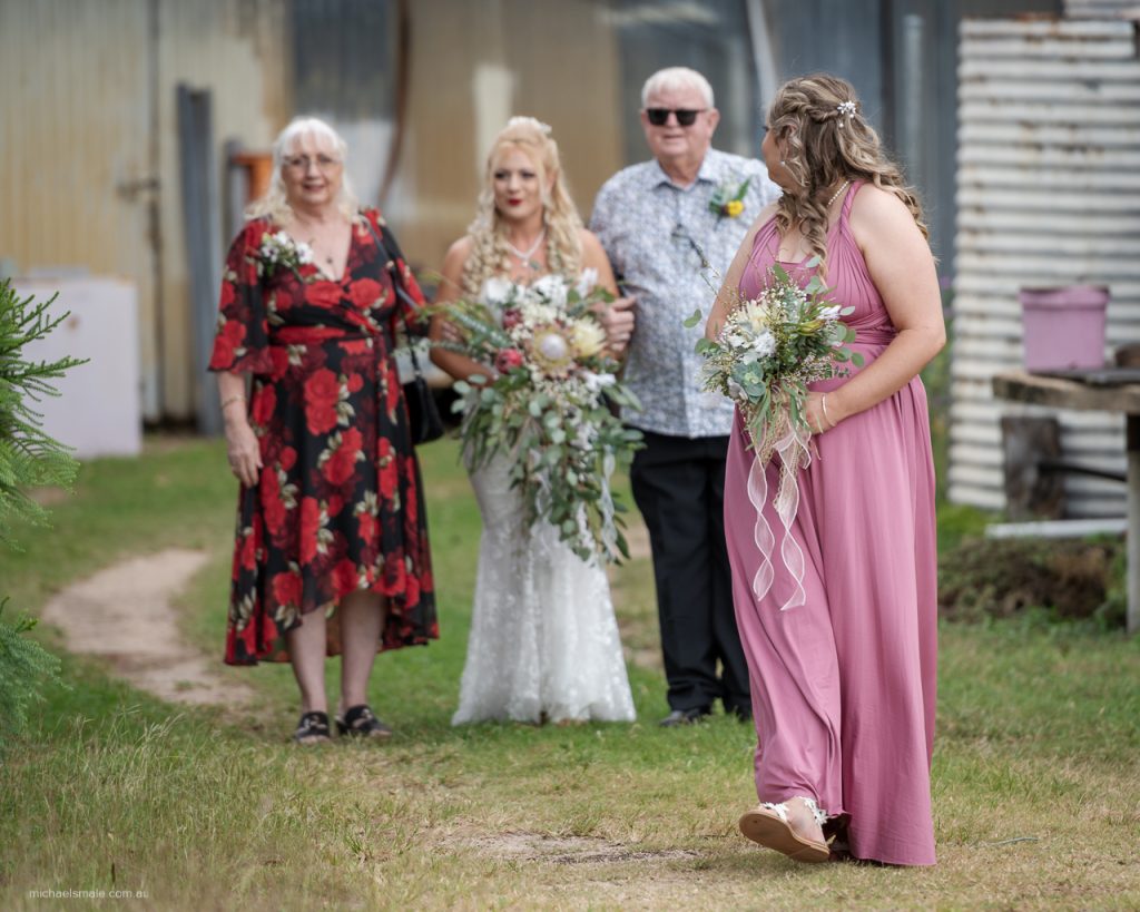 Ready to walk down the aisle Ready to walk down the aisle
